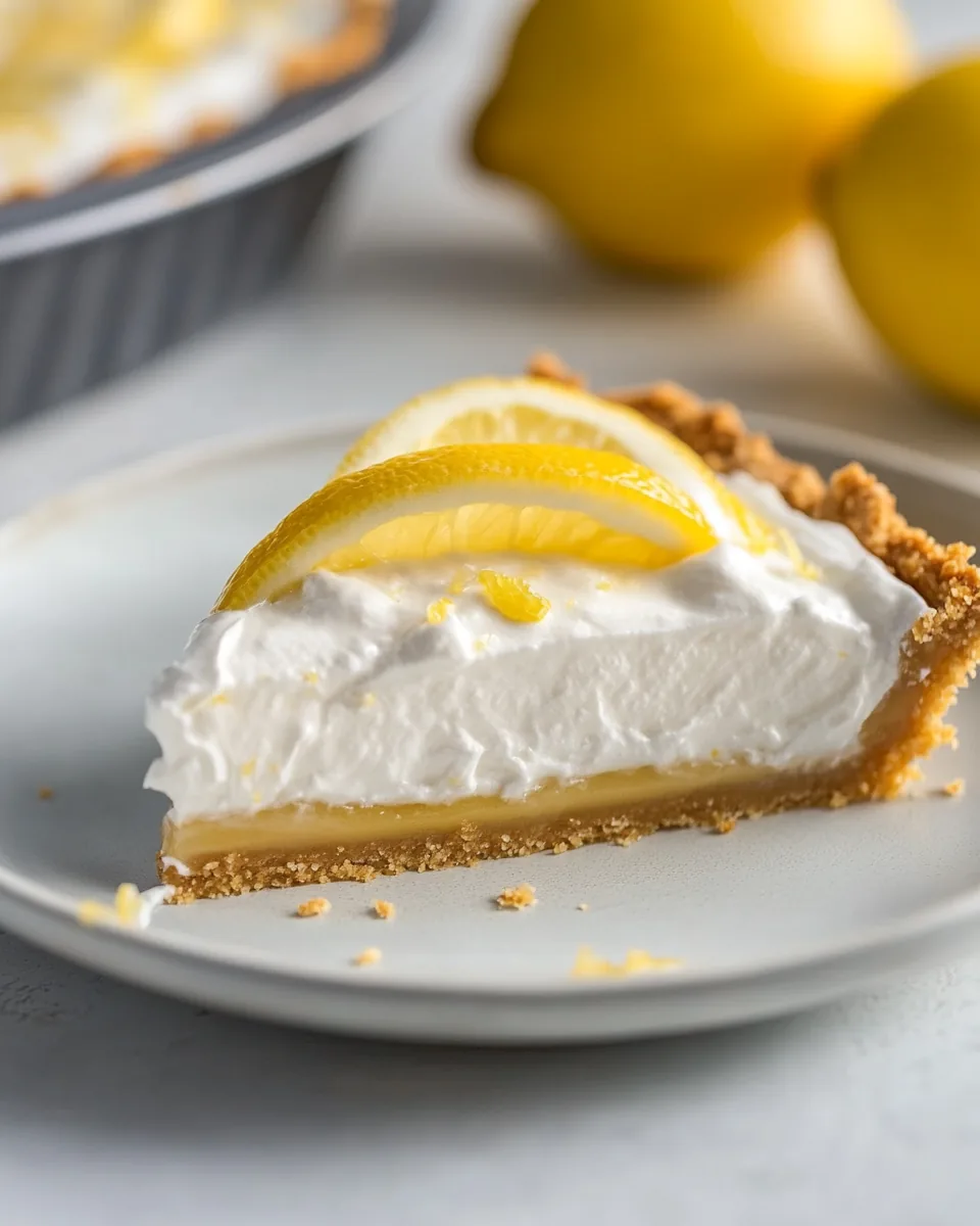 Sour Cream Lemon Pie