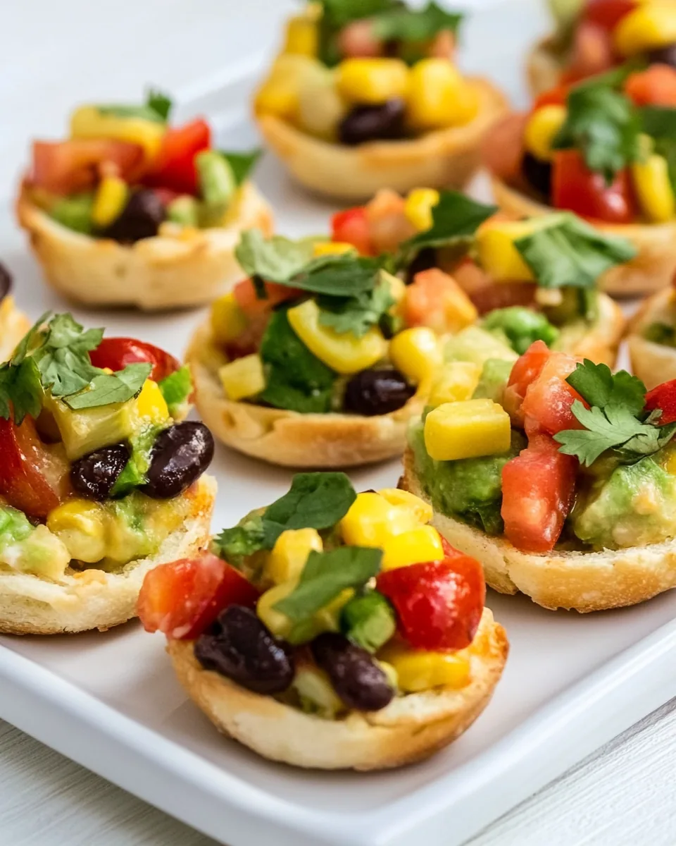 Southwestern Bruschetta Bites