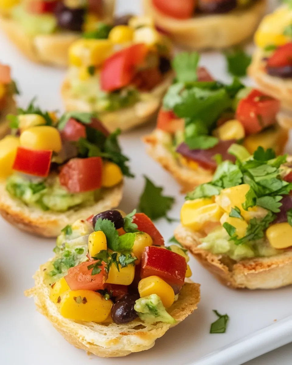 Southwestern Bruschetta Bites