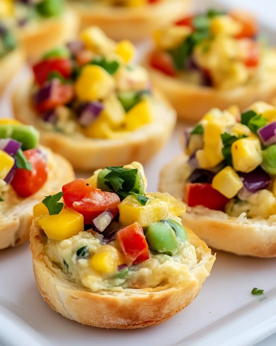 Southwestern Bruschetta Bites