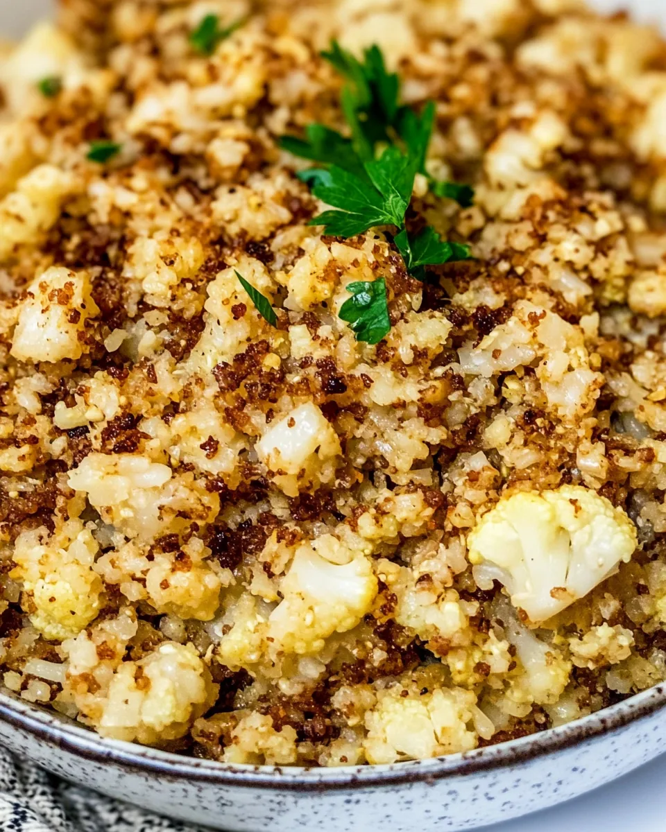 Spicy Cauliflower Rice