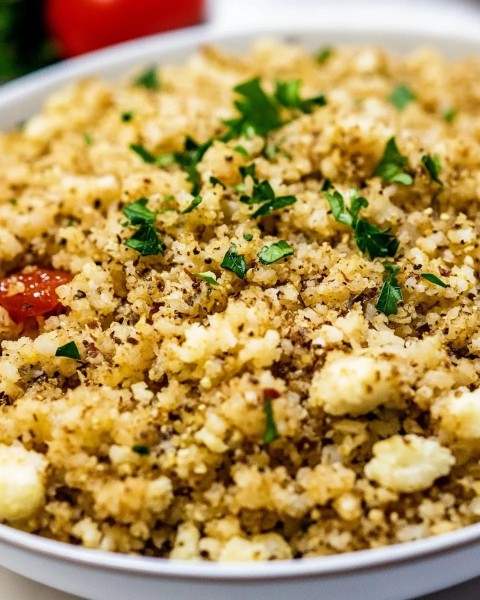 Spicy Cauliflower Rice