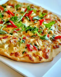 Spicy Chicken and Pepper Jack Pizza