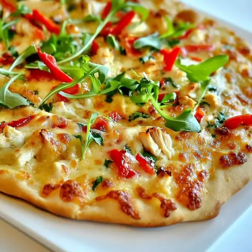 Spicy Chicken and Pepper Jack Pizza