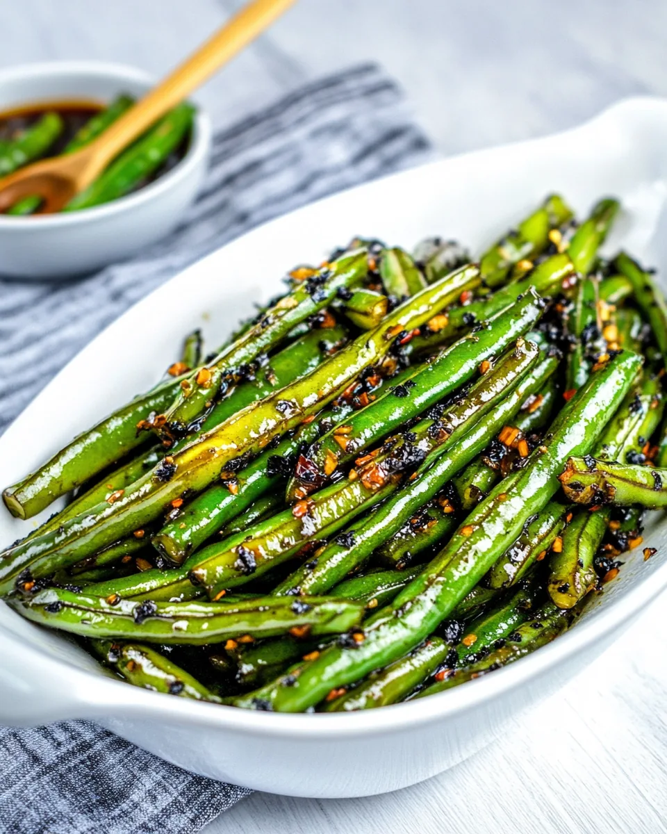 Spicy Szechuan Green Beans