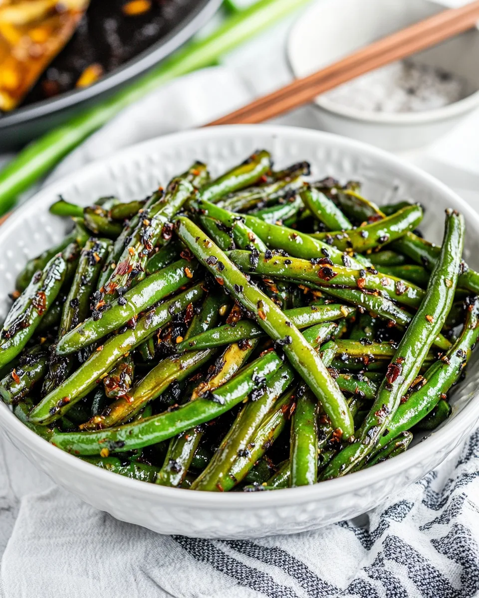 Spicy Szechuan Green Beans