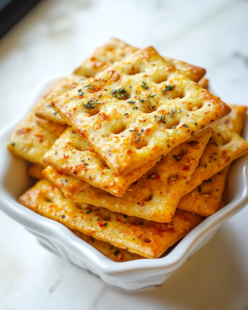 Spicy Whole Grain Crackers