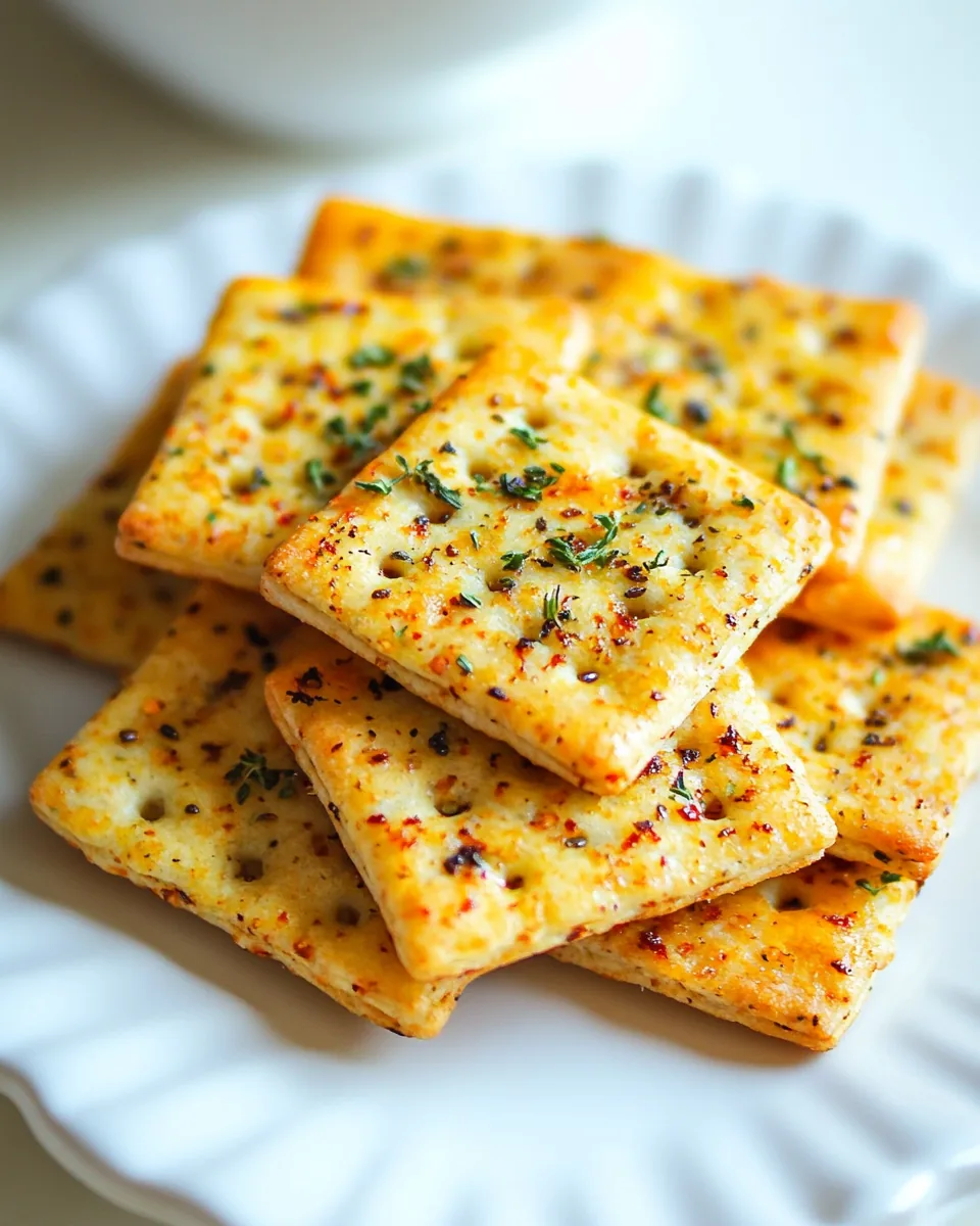 Spicy Whole Grain Crackers
