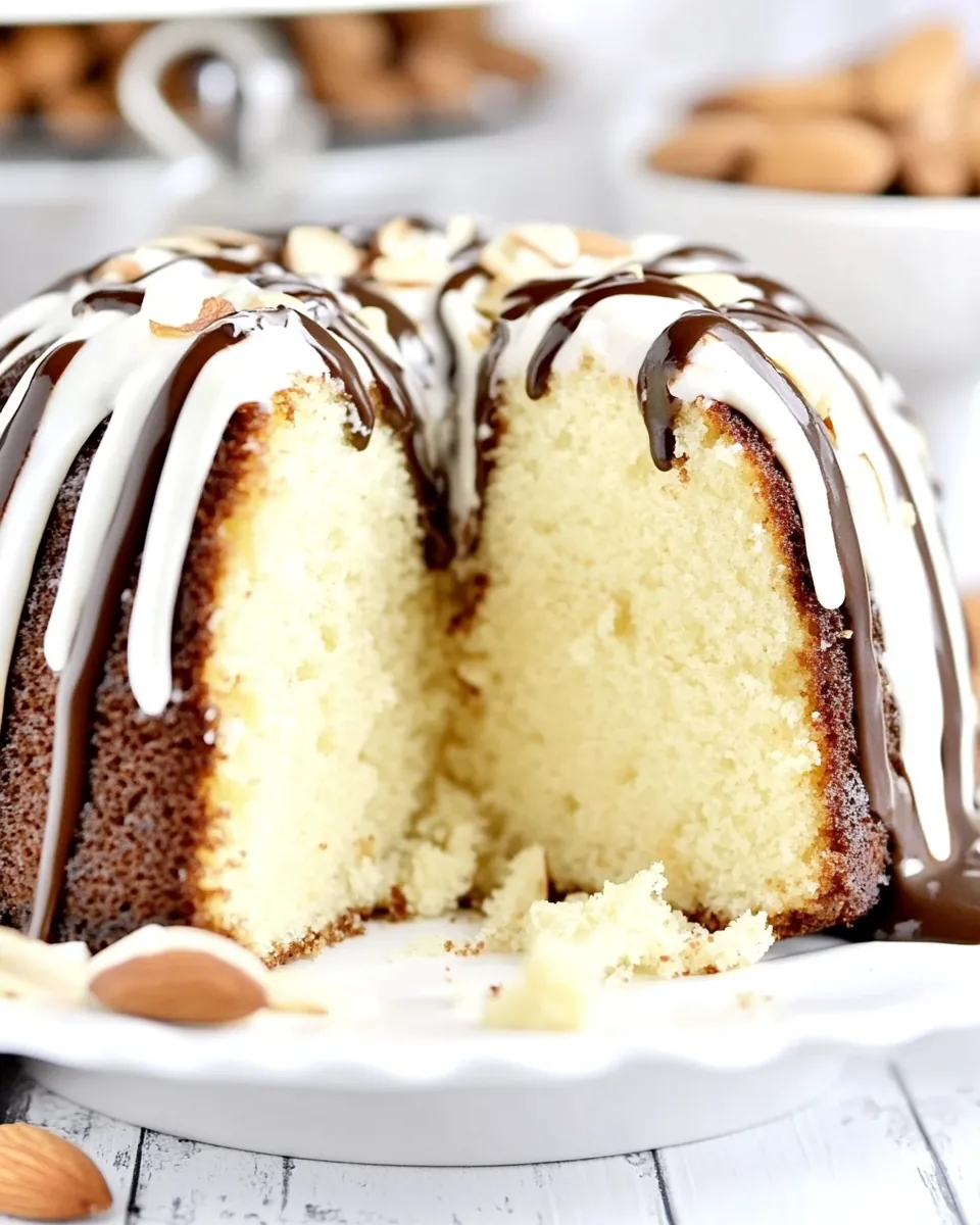 Super Easy Almond Joy Pound Cake