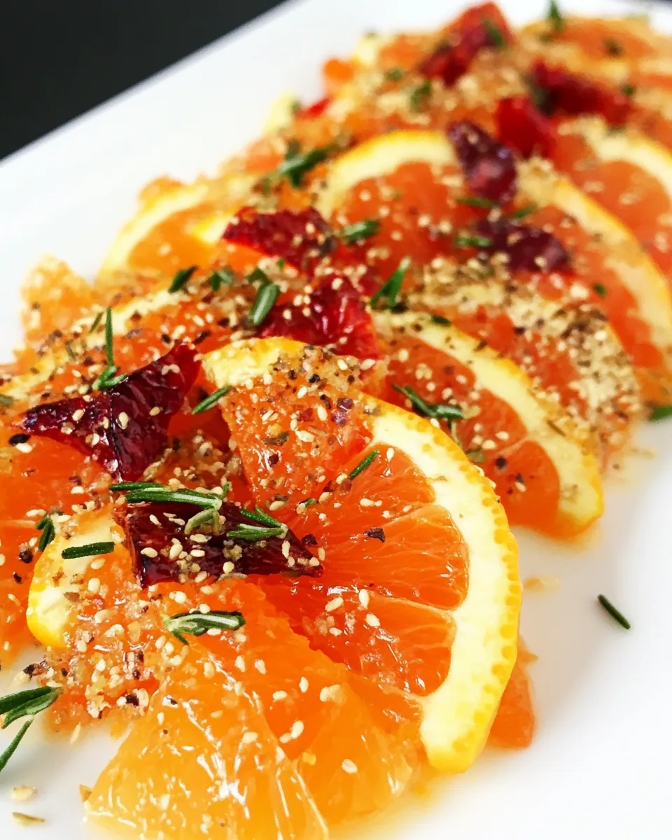 Sweet Citrus Rosemary Medley