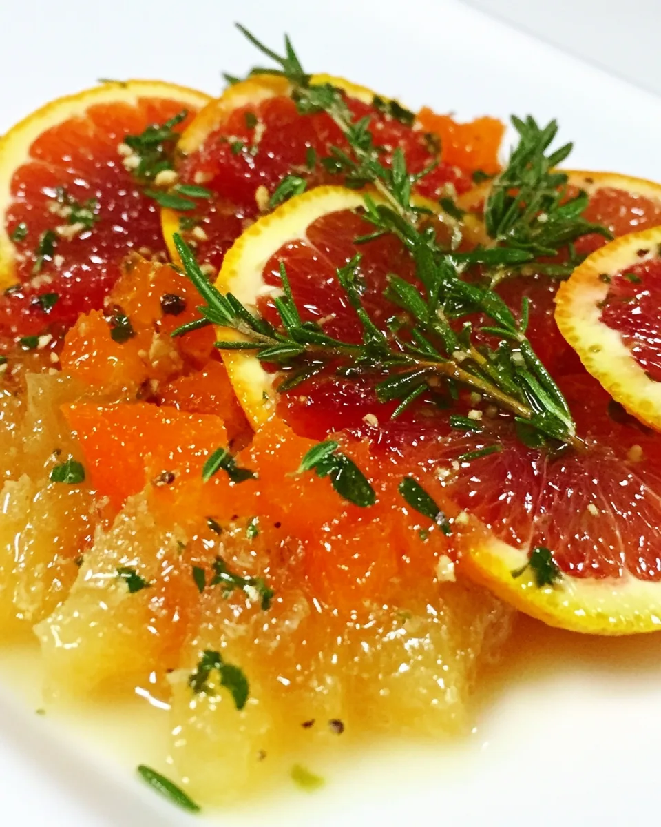 Sweet Citrus Rosemary Medley