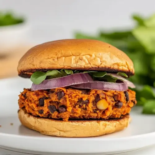 Sweet Potato Black Bean Burgers