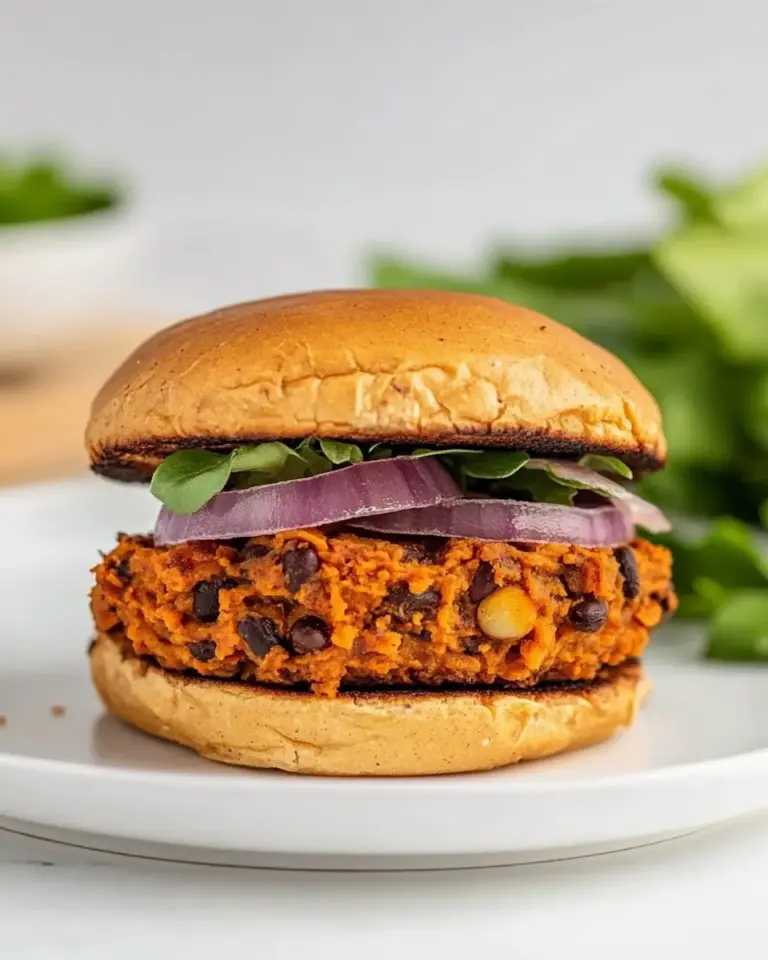 Sweet Potato Black Bean Burgers
