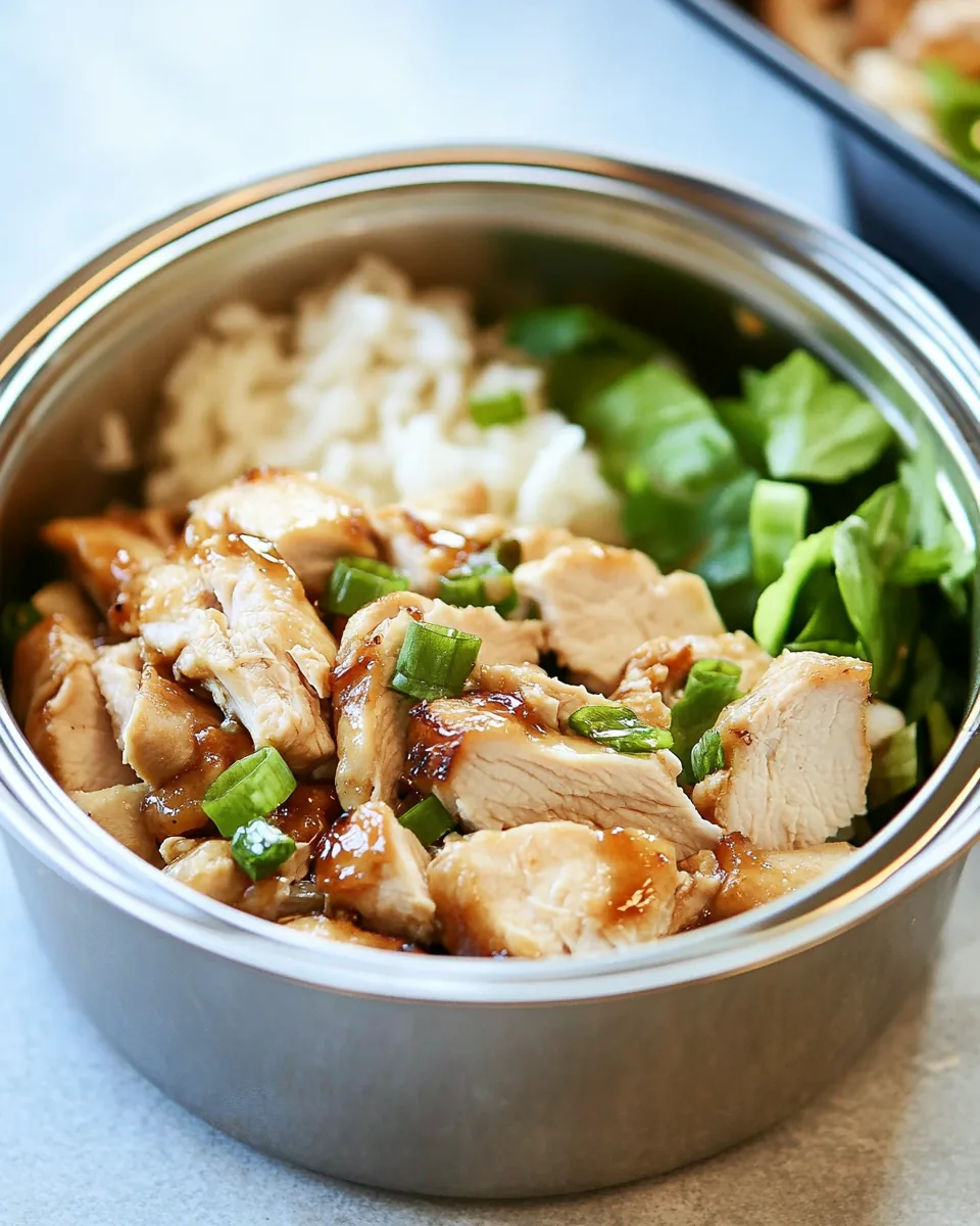 Teriyaki Chicken Lunch Bowls