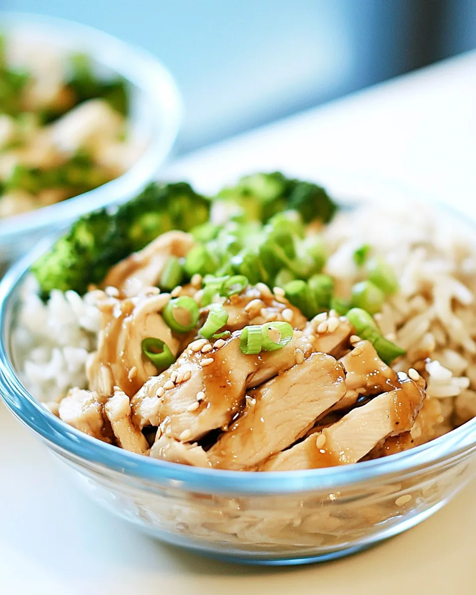 Teriyaki Chicken Lunch Bowls