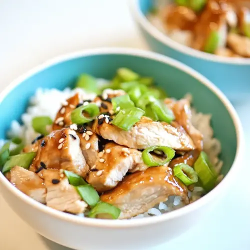 Teriyaki Chicken Lunch Bowls