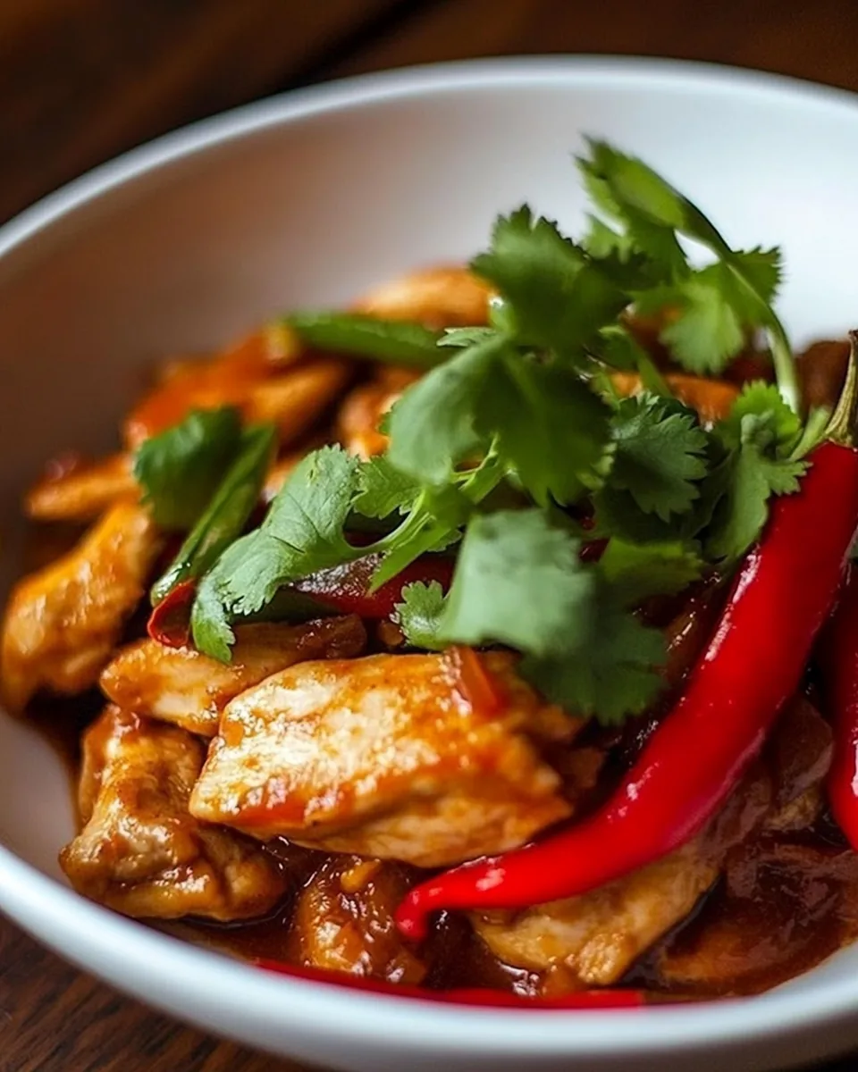 Thai Stir Fried Chicken