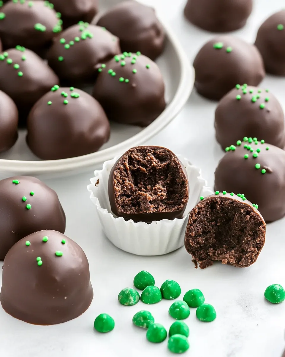 Thin Mint Truffles