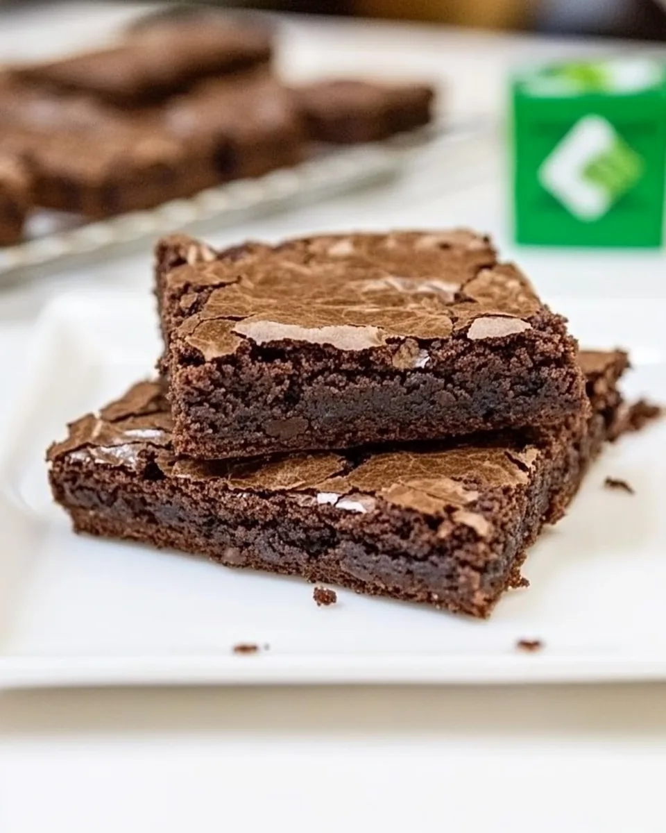Thin Mints Brownies