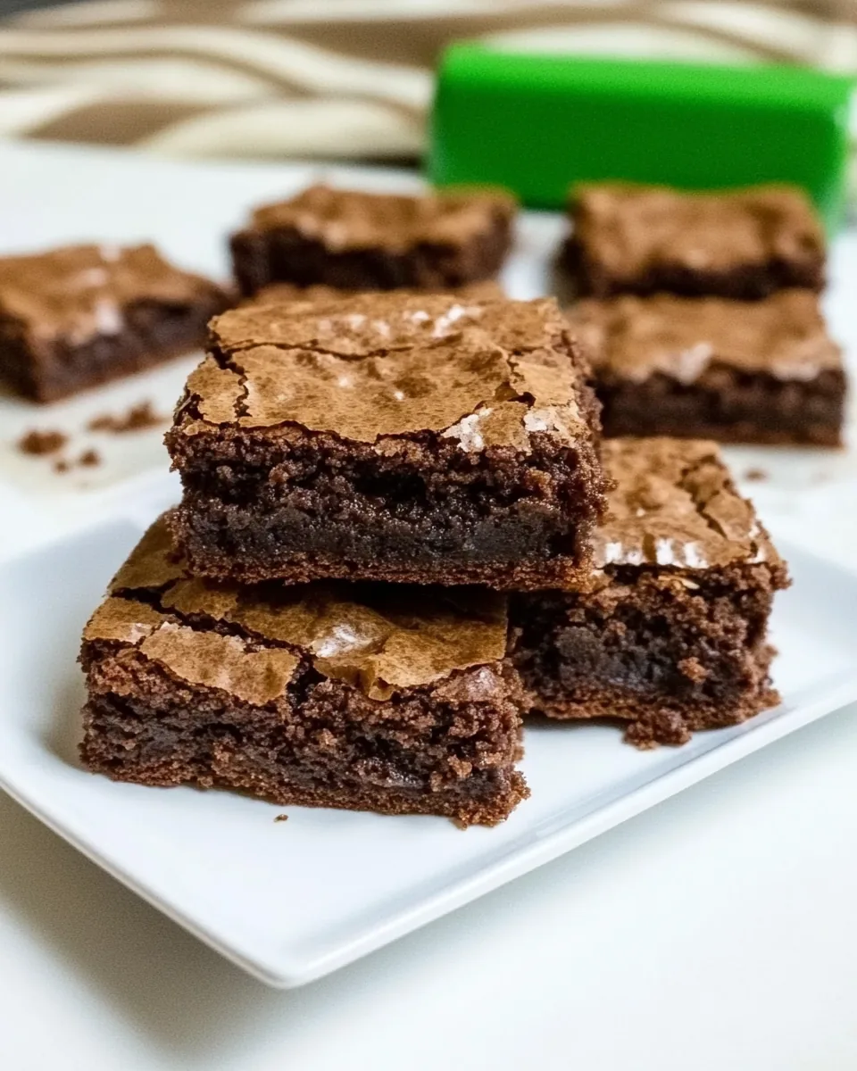 Thin Mints Brownies