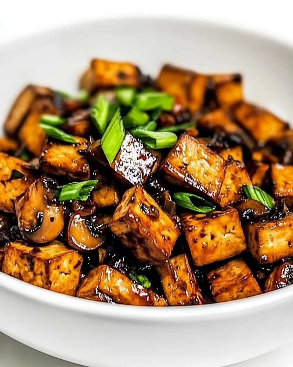 Tofu Mushroom Stir Fry