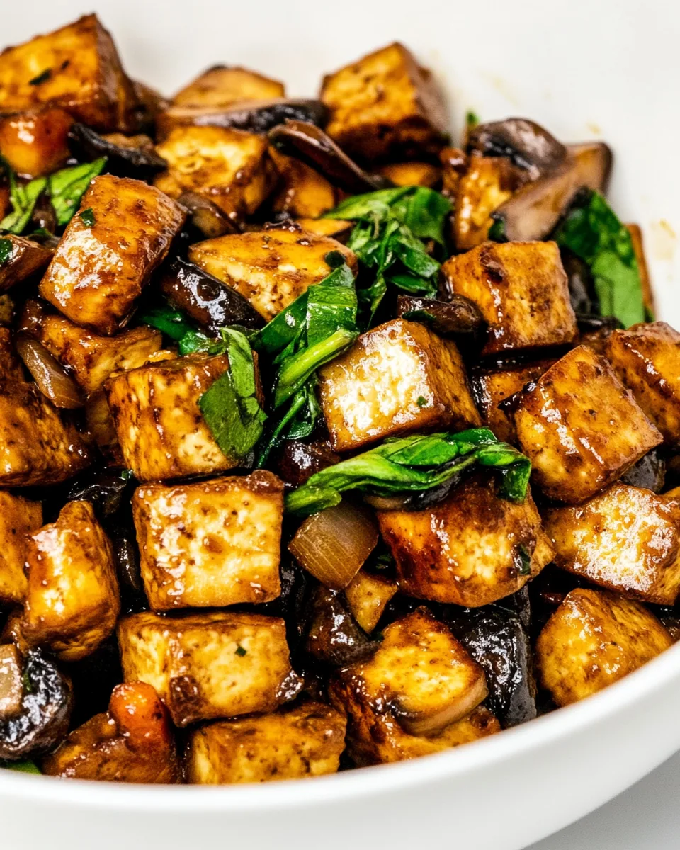 Tofu Mushroom Stir Fry