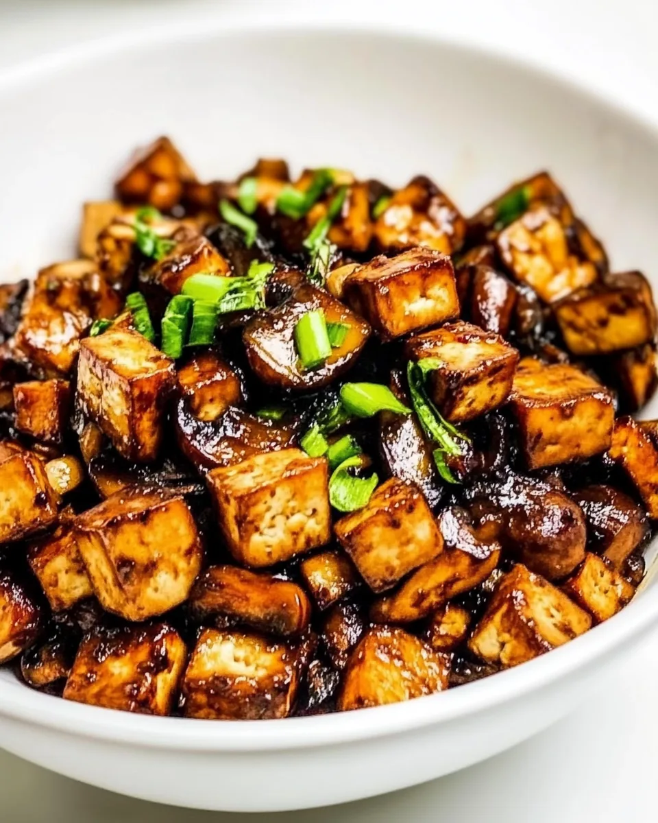 Tofu Mushroom Stir Fry