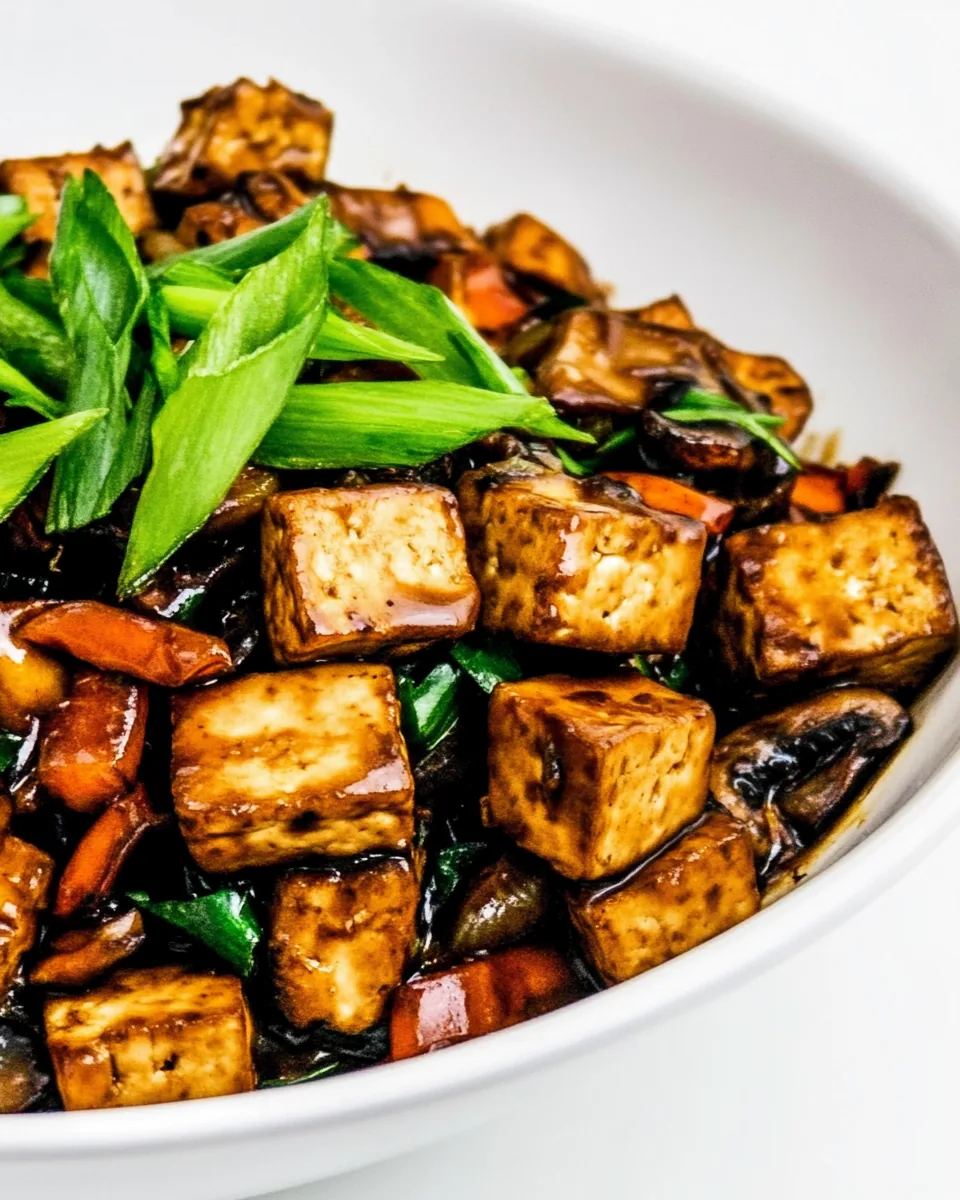 Tofu Mushroom Stir Fry