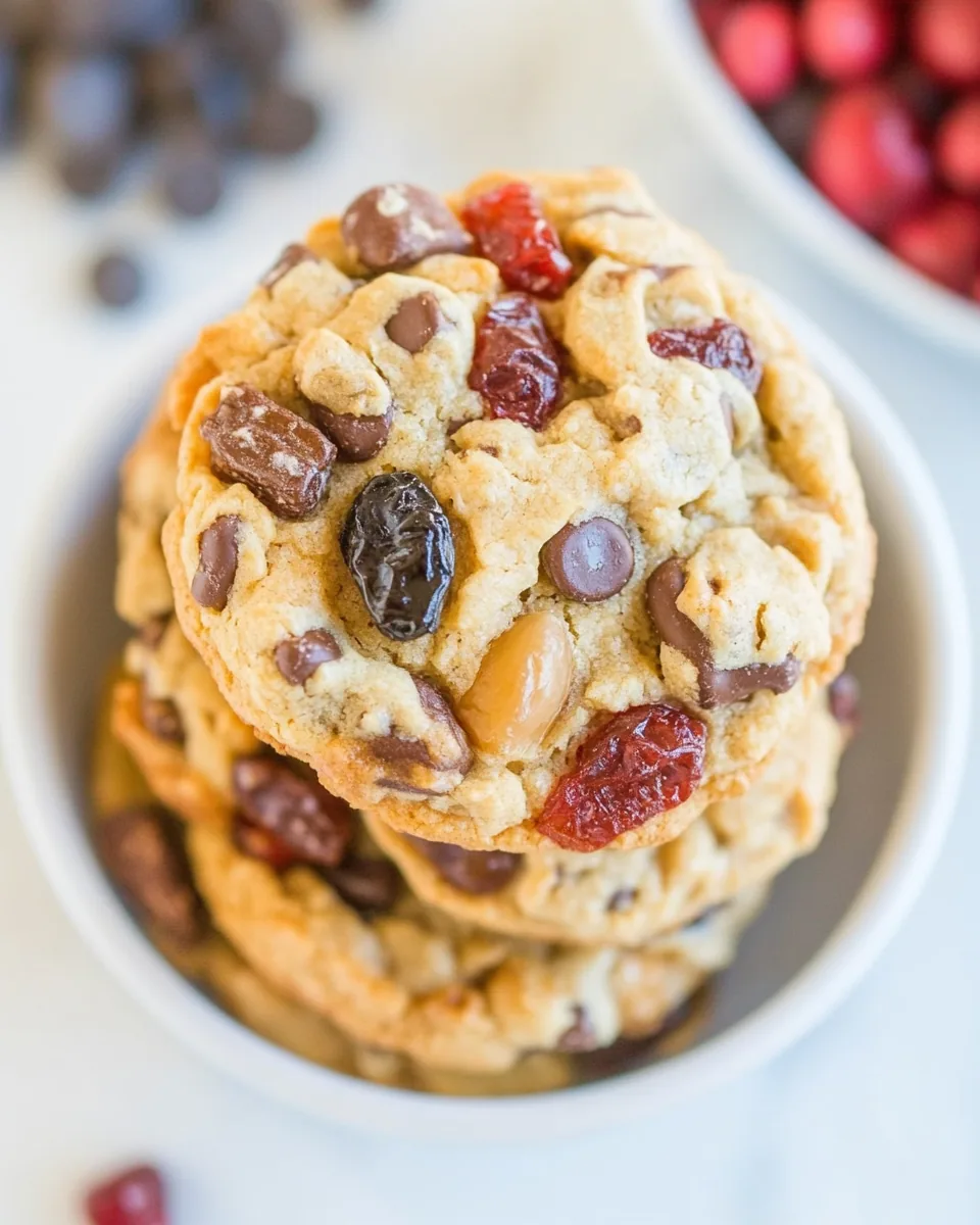 Trail Mix Protein Bar Cookies
