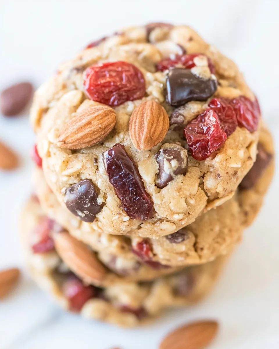 Trail Mix Protein Bar Cookies
