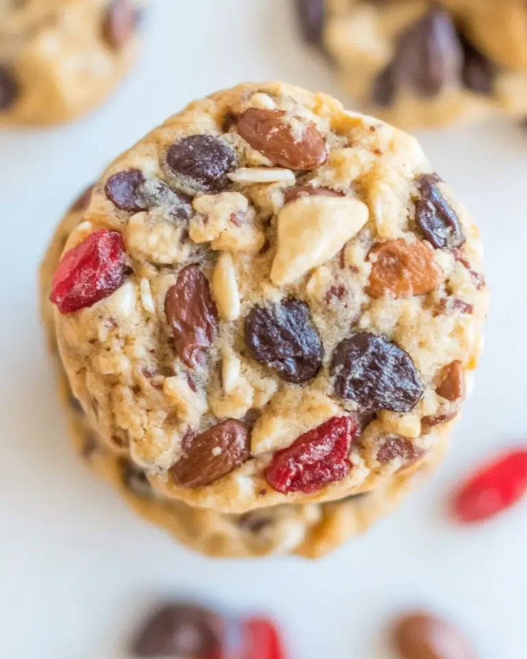 Trail Mix Protein Bar Cookies