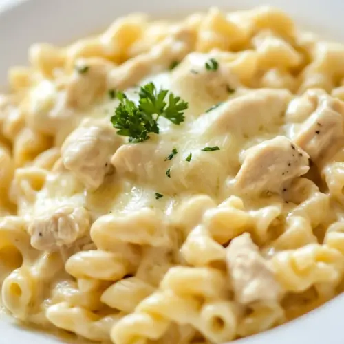 Triple Cheddar Chicken Pasta