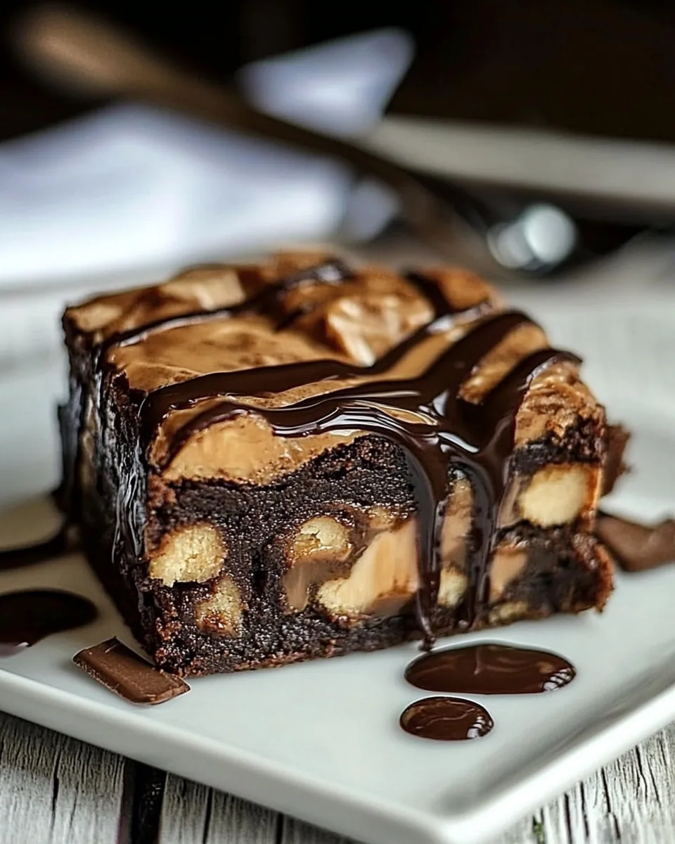 Twix Brownies