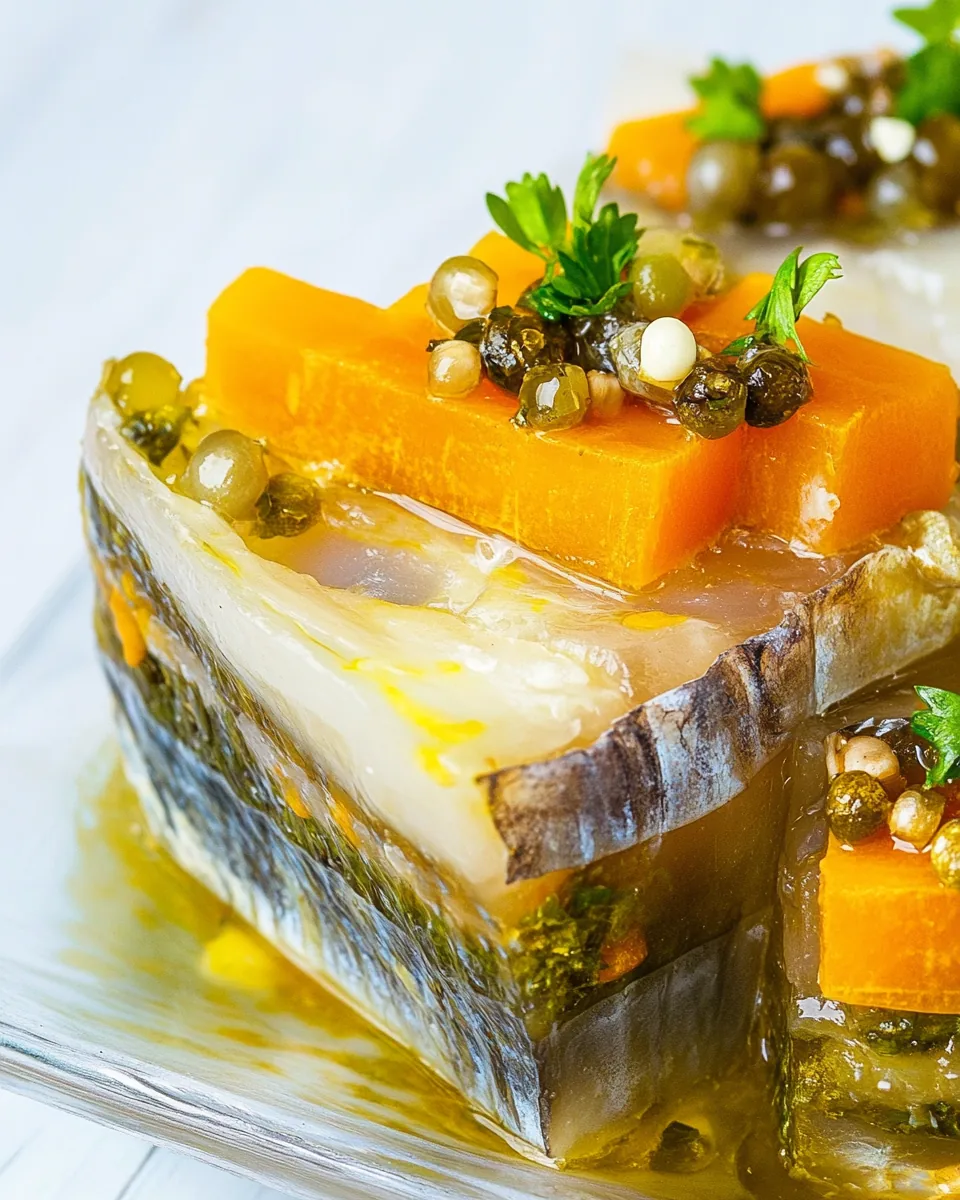 Ukrainian Fish in Aspic