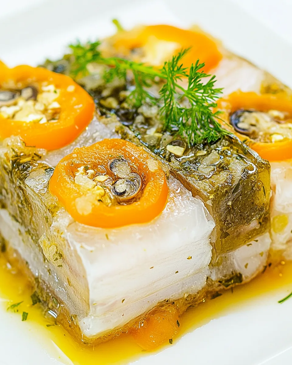 Ukrainian Fish in Aspic