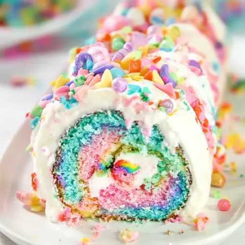 Unicorn Cake Roll