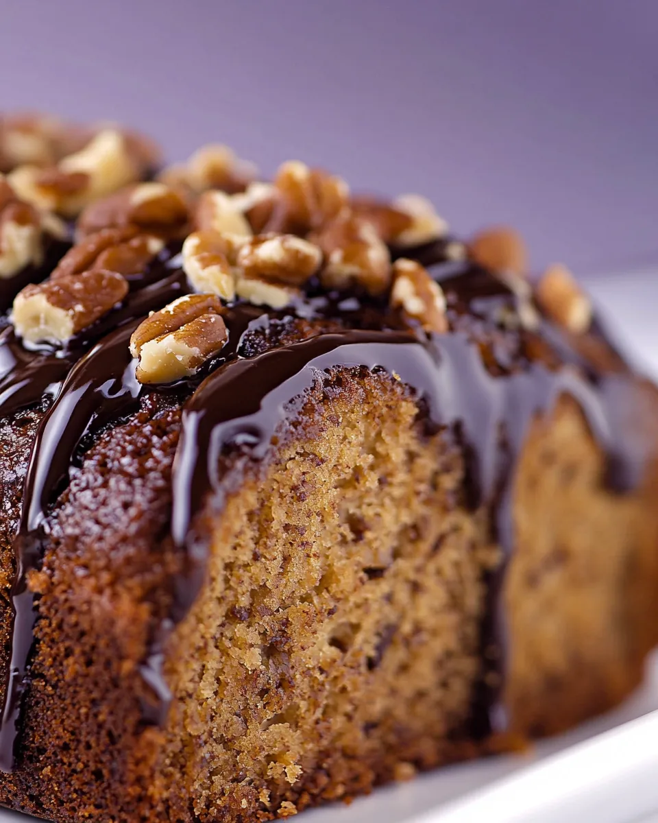 Vegan Chocolate Banana Nut Bread