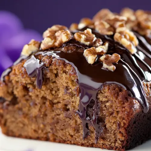 Vegan Chocolate Banana Nut Bread