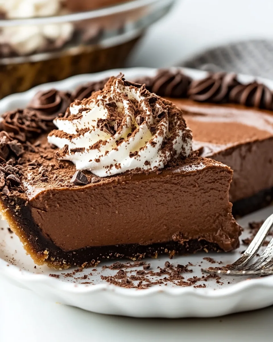 Vegan Chocolate Pie