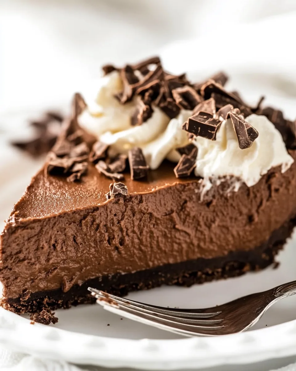 Vegan Chocolate Pie