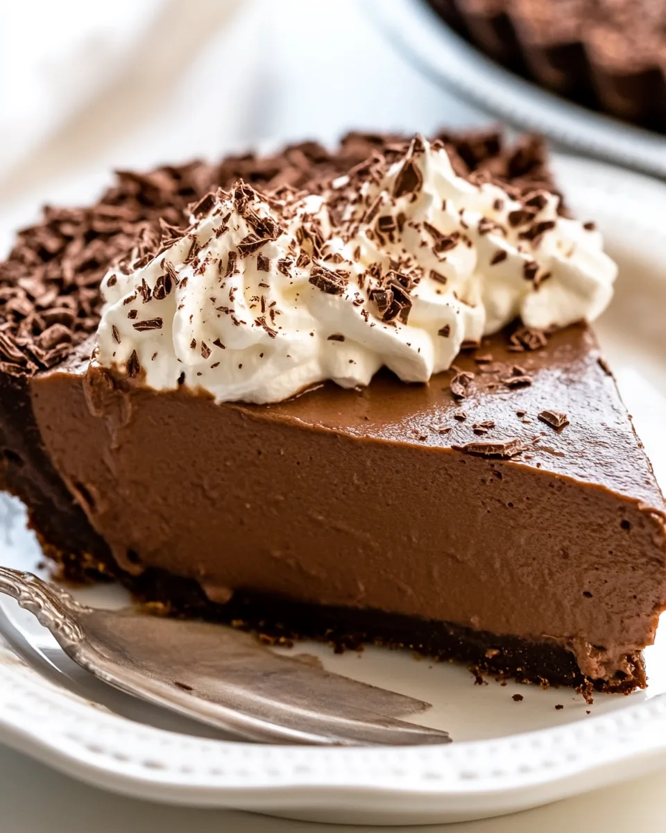 Vegan Chocolate Pie