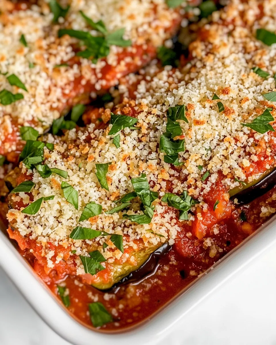 Vegan Eggplant Parmesan
