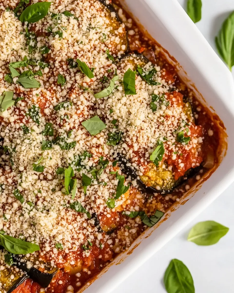 Vegan Eggplant Parmesan