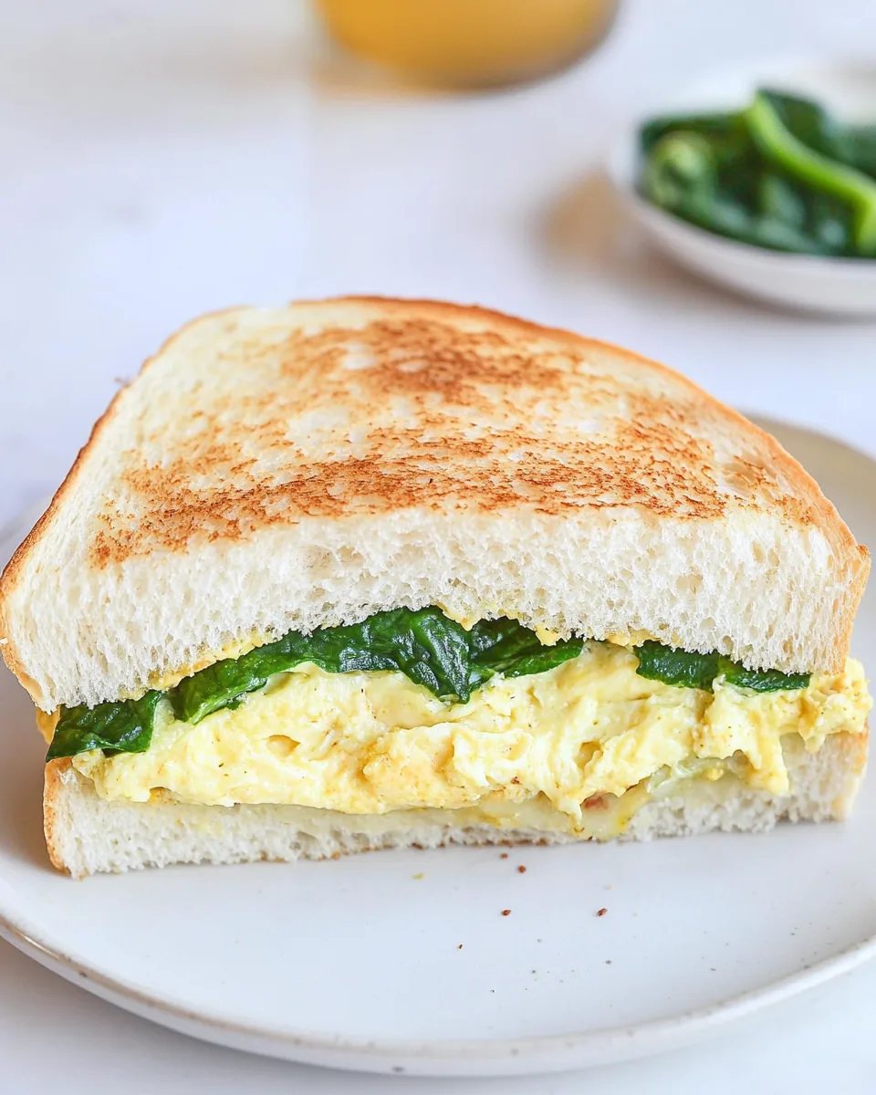 Vegetarian Breakfast Sandwich