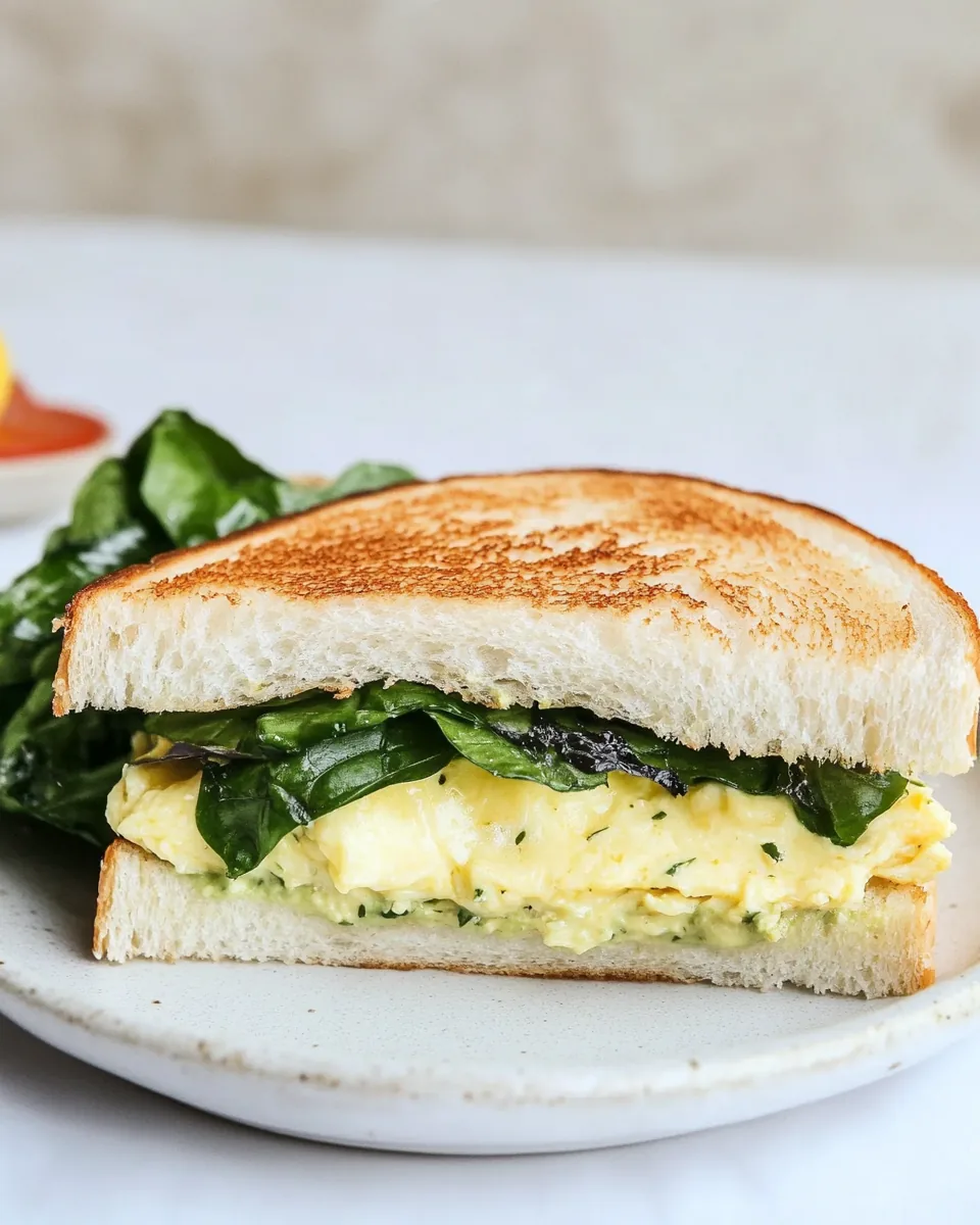 Vegetarian Breakfast Sandwich