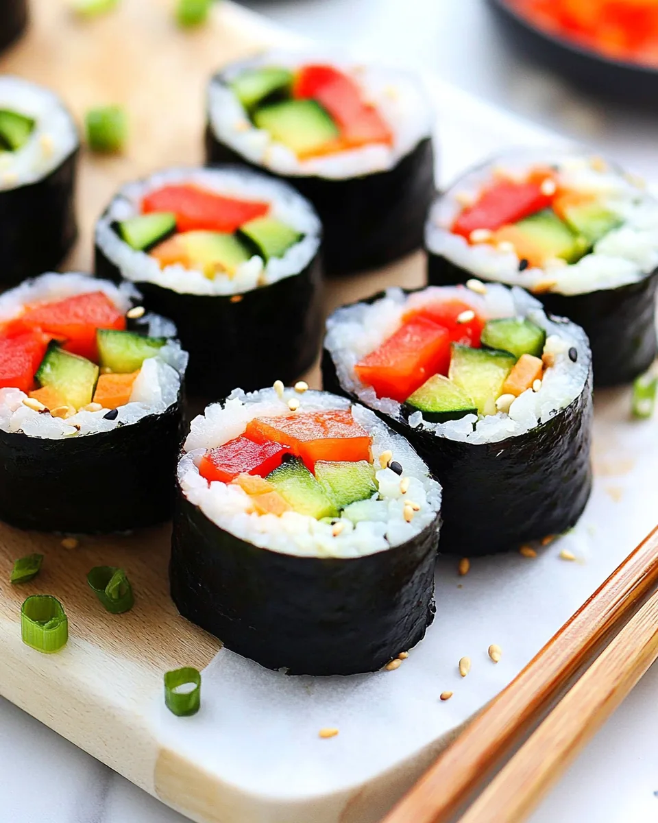 Veggie Sushi Rolls
