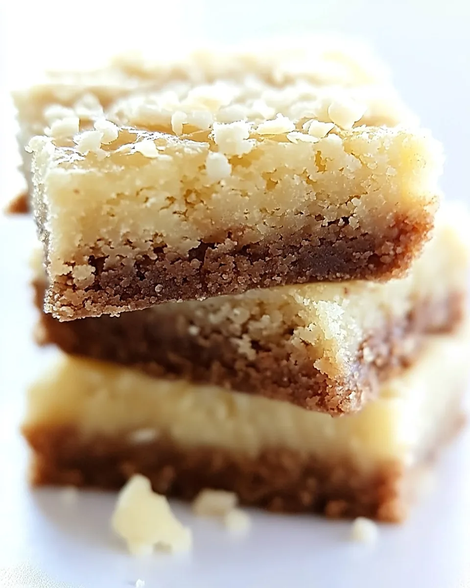 White Chocolate Coconut Brownies