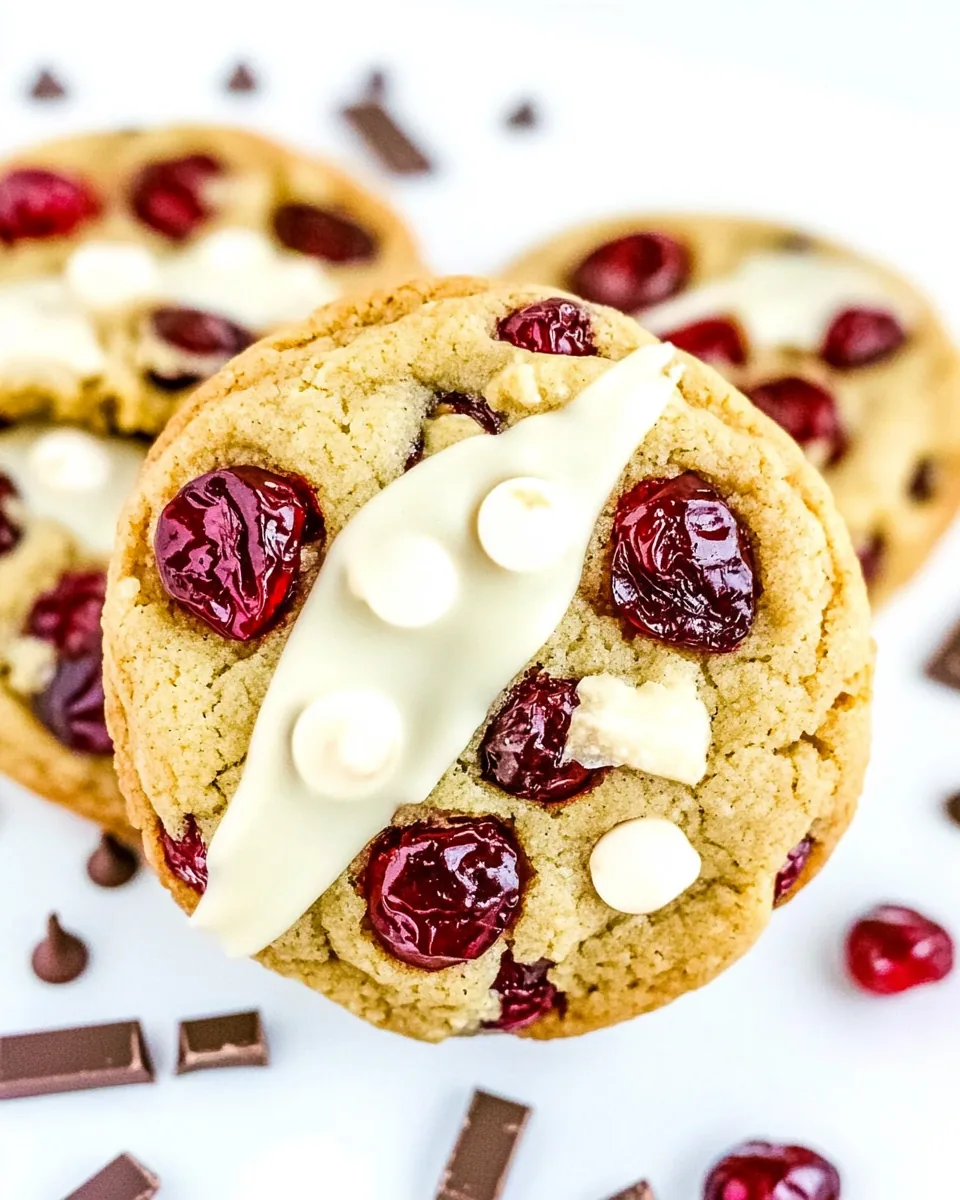 White Chocolate Cranberry Cookies