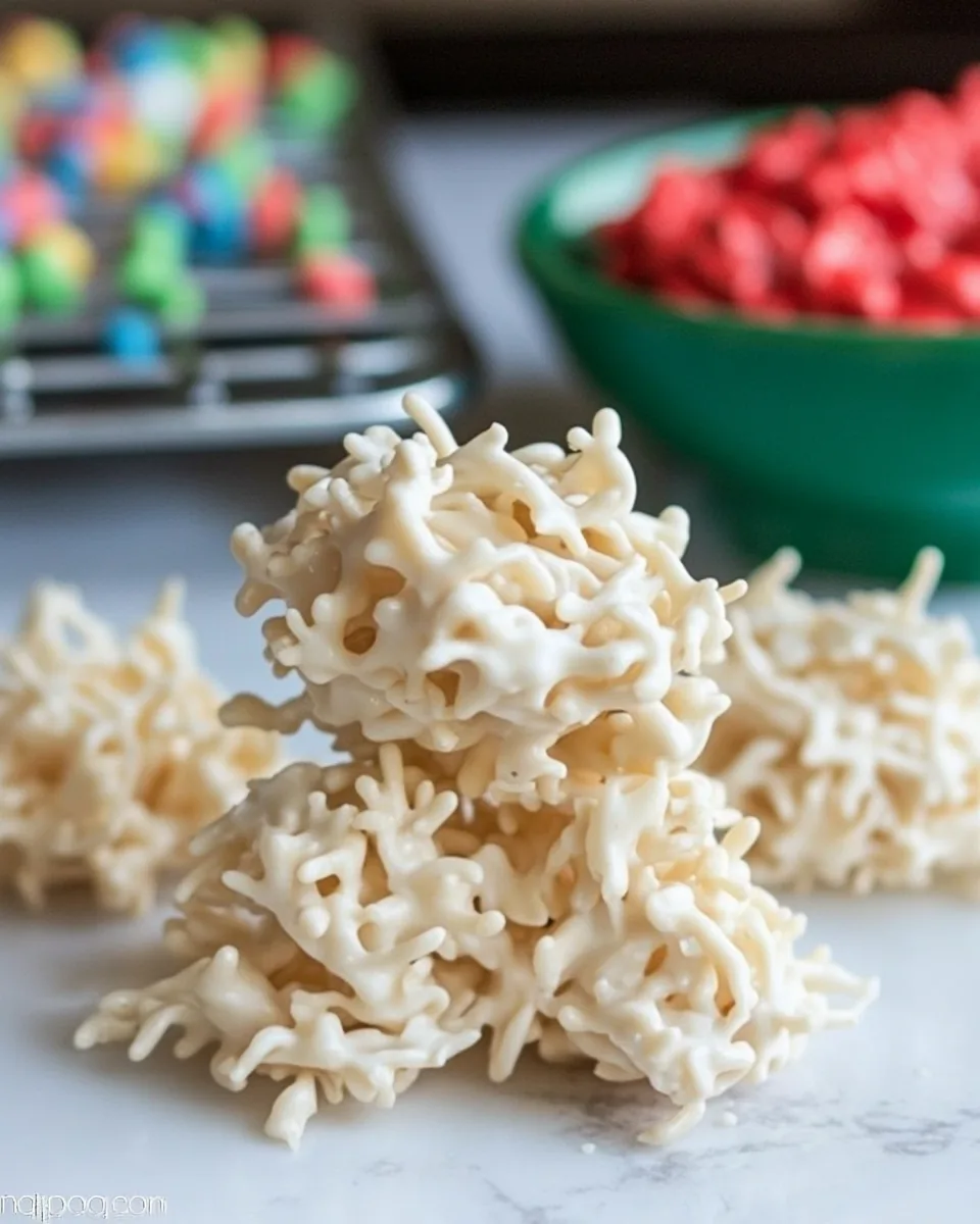 White Chocolate Haystacks