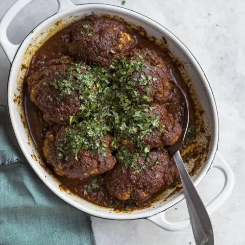 Whole Roasted Tikka Masala Cauliflower